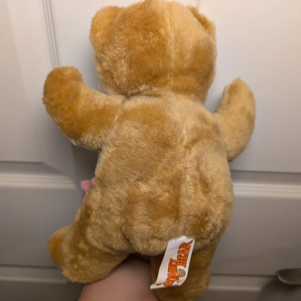 1986 Vintage Shoney's 11” Plush Bear Stuffed Animal Restaurant